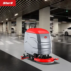 Cheapest Price Walk Behind Electric Epoxy Floor Cleaning Machine Concrete Floor Washing Machine Floor Scrubber