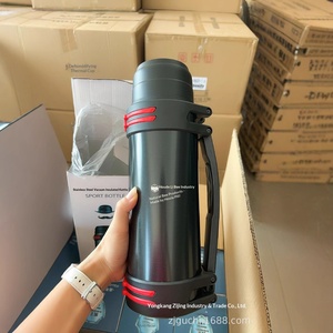 Termo de Acero Inoxidable 304 de Gran Capacidad con Asa Portátil para Coche, Taza Aislada para Hombre, Mantiene Frío, Personalizable para el Hogar - Product Image 2