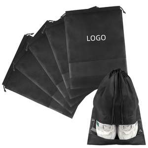 Sac de rangement non tissé personnalisé Sac de transport portable Organisateur pour accessoires de chaussures Grande capacité Sac à chaussures de voyage durable - Product Image 1