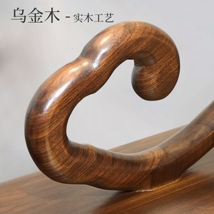 Lámpara de Noche Moderna de Estilo Chino Wabi-Sabi, Adorno Nostálgico Retro de Madera Maciza para Sala de Estar, Dormitorio u Hotel - Product Image 6