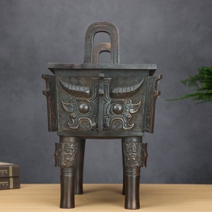 Adornos de Bronce de la Boutique Jingciren, Adornos Antiguos de Luoyang Fang, Decoración Retro para el Hogar de Caiyuan, Regalos para la Oficina - Product Image 3