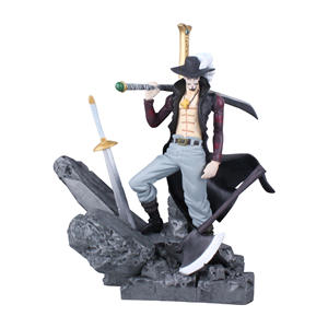 Dracule <span class=keywords><strong>mihawk</strong></span> สำหรับชิ้นเดียวรูปปั้นพีวีซีโมเดลแอคชั่นฟิกเกอร์15ซม. กล่องสีสำหรับเด็กอะนิเมะของสะสม - Product Image 1