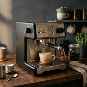 Cafetera Eléctrica Austriaca Premium para el Hogar - Sistema de Espresso y Cappuccino - Product Image 2