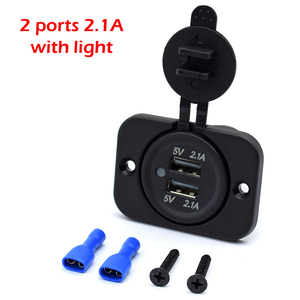 Elektrische Wasserdichte Buchse Stromstecker <span class=keywords><strong>DC12V</strong></span> Zigarettenanzünder Auto-Ladebuchse mit Abdeckung - Product Image 5