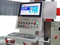 Scie à pont pour la découpe de dalles de granit et de marbre, 4 axes, CNC italien, haute productivité, nesting automatique, broche motorisée à roulement à engrenages
