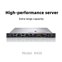 Serveur de virtualisation dense R450 optimisé, plateforme 1U pour la mise en œuvre efficace de plusieurs VM, SQL et logiciels professionnels