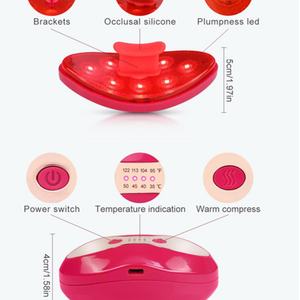 Dispositivo Voluminizador de Labios con Terapia de Luz Roja 2 en 1, Herramienta para el Cuidado de Labios y Ojos con Calor para Antienvejecimiento - Product Image 4