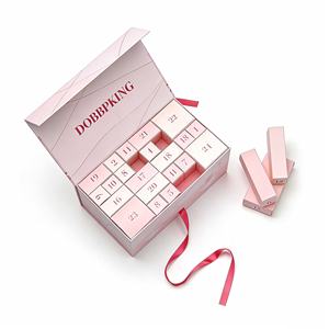 Vente en gros d'usine, coffret cadeau de Noël de luxe personnalisé, <span class=keywords><strong>calendrier</strong></span> de l'avent beauté, 24 tiroirs, fermeture magnétique, emballage cosmétique - Product Image 2