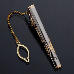 Gold and Silver Dual Color Tie <strong>Clip</strong> for Wedding Versatile <strong>Collar</strong> <strong>Clip</strong> for Men - Product Image 3