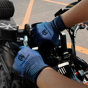 Chuangying 5 Cấp Cắt Chịu Mài Mòn Làm Việc Găng Tay An Toàn <span class=keywords><strong>Grip</strong></span> Nitrile Bọt Tráng Găng Tay Găng Tay Cho Công Nhân Xây Dựng - Product Image 4