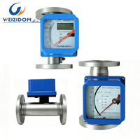 Débitmètre rotamètre à tube métallique DN15-DN150 4-20mA HART IP65 SS316L à brides pour eau, gaz, vapeur, produits chimiques