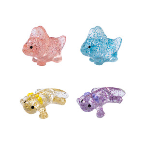 Figuras de Animales en Miniatura con Purpurina de Colores, Mini Dinosaurios de Resina para Esconder en Casa de Muñecas, Paisajes, Acuarios, Decoración de Llaveros - Product Image 5
