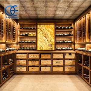 Tùy Chỉnh Tinh Thần Đồ Nội Thất Rượu Hiển Thị Kệ Rượu Hầm Kệ Rượu Vang Tường Hiển Thị - Product Image 1