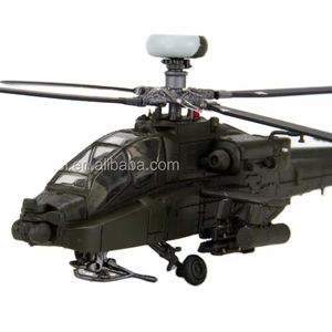 Modelo de Helicóptero Apache de Aleación Fundida a Presión a Escala 1:72, Modelo de Simulación - Product Image 1