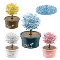 Kit de chimie d'arbre de cristal magique personnalisé kit éducatif d'expérimentation scientifique de cristal en croissance pour les élèves du primaire