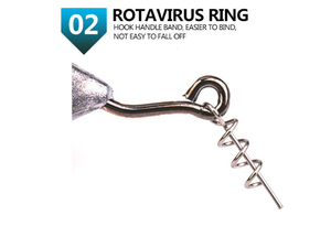 5 pcs/बॉक्स जिग नेतृत्व क्रैंक प्लस अनुक्रमित विस्तृत पेट एकल भारी लीड हेड मछली पकड़ने वाला हुक जेस्टेड हुक - Product Image 6