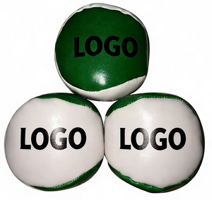 Venta al por mayor de fábrica: Pelotas de malabarismo personalizadas, Hacky Sack de PVC/PU, con logotipo y patrón personalizables, compatible con OEM/ODM, juguete deportivo. - Product Image 5
