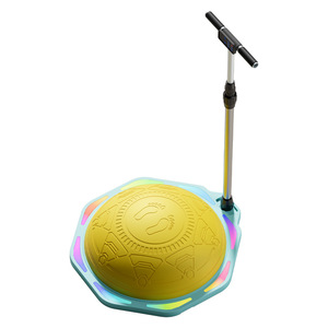 Palla per Equilibrio Semicircolare in PVC Rinforzata con Pedale Antiscivolo JH-9981 per Yoga, Pilates e Fitness Domestico - Product Image 5