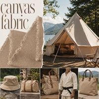 Tela de Lona de Algodón Peinado 100% Teñido, 8oz, 10oz, 12oz, 16oz, Impermeable, Resistente a Desgarros y Transpirable para Mochilas de Exterior