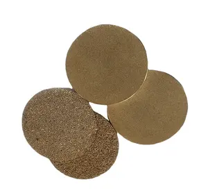 Disques en cuivre filtrants en laiton disques en maille frittée