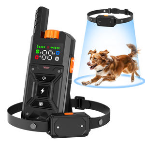 Collier de formation de choc à distance intelligent étanche réglable à longue portée de 1000 pieds avec système de clôture sans fil pour chien électronique - Product Image 1