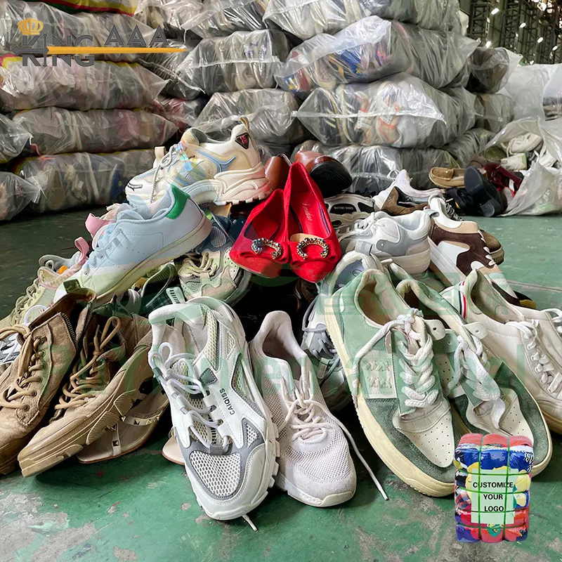 original bulk sports mixed shoes men women sneaker walking style shoe sepatu bekas second hand bales branded used shoes in bales