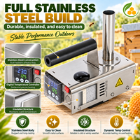 Vaporisateur d'acide oxalique sans fil en acier inoxydable pour traitement rapide des varroas, sublimation rapide, dose réglable, alimenté par batterie, apiculture