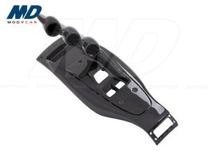 Para <span class=keywords><strong>La</strong></span> <span class=keywords><strong>Ferrari</strong></span> Style Carbon Fiber Gear Surround (tejido liso) para 2011-2013 <span class=keywords><strong>Ferrari</strong></span> 458 Italia - Product Image 3