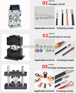 Terminales de cable para batería de coche, tipo tubo, con tornillo, de cobre desnudo, para arnés de cable, máquina de prensado de terminales hexagonales hidráulicos - Product Image 5
