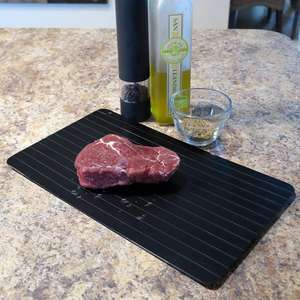 Bandeja de descongelación rápida de aluminio para alimentos congelados-Tablero de descongelación mágico, sin electricidad/sin <span class=keywords><strong>microondas</strong></span>, seguro para carne/Pescado/verduras - Product Image 3
