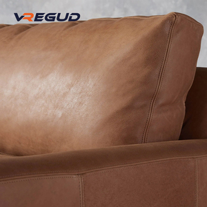 Remington 2seater מותאם אישית 2 seater בסגנון אמריקאי החדש אופנתי בסגנון אמריקאי תכונה מעור עור אמיתי עבור סלון - Product Image 5