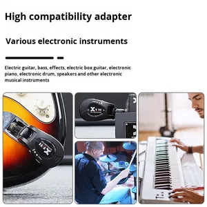 Transmisor y Receptor <span class=keywords><strong>Inalámbrico</strong></span> <span class=keywords><strong>para</strong></span> <span class=keywords><strong>Guitarra</strong></span> <span class=keywords><strong>Eléctrica</strong></span> XVIVE U2, <span class=keywords><strong>Cable</strong></span> de Conexión <span class=keywords><strong>para</strong></span> Instrumentos con Efectos de Bajo <span class=keywords><strong>para</strong></span> Audio - Product Image 4