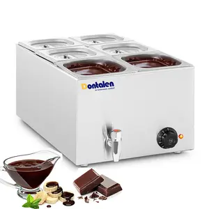 Máquina de temperamento de chocolate para comprimidos, pequena máquina automática barata de 11kg para casa, 3 tigelas, máquinas de temperamento de chocolate