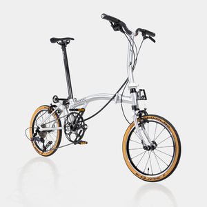 Bicicletta Pieghevole Mini S9 in Lega di Alluminio, Telaio Antiurto, 16 Pollici, 9 Velocità, Manubrio Y/S in Fibra di Carbonio, Leggera e Compatta - Product Image 5