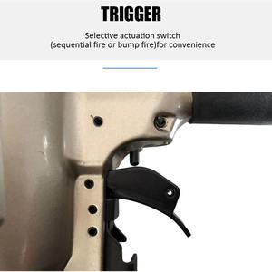 X.JP Industrieel Pneumatisch Nagelpistool CN83 Coil Nailer CE Gecertificeerd 85-115PSI voor Bouw 2-3-1/4 inch Nagelcapaciteit 6 Maanden - Product Image 2