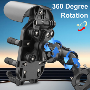 Soporte para Teléfono de Motocicleta con Cargador Inalámbrico de 15W y 30W Tipo-C, con Cubierta Protectora Solar, Antivibración y Antirrobo - Product Image 4