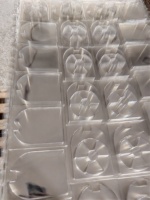 Boîte en blister transparente en PET sur mesure pour ligne et hameçons de pêche, plateau d'emballage thermoformé transparent avec logo personnalisé