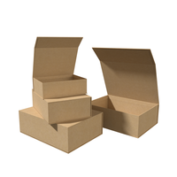 Caja Magnética con Logotipo en Lámina Dorada, Caja de Regalo Ecológica de Lujo con Tapa, para Bodas y Cumpleaños