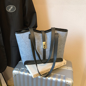 Nuova Borsa da Donna di Design Francese 2026, Borsa a Spalla <span class=keywords><strong>Vintage</strong></span> di Grande Capacità, Borsa in Pelle PU di Alta Qualità per Donne - Product Image 3