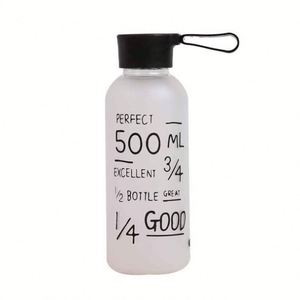 Instagram-Style Reusable Drink Food Safe <b>Plastic</b> Water Drop-Resistant Lid Straw Bottle Men Women Students Portable - Product Image 1