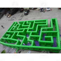Labyrinthe gonflable drôle chaud étiquette laser de sport de plein air arène gonflable de labyrinthe laser d'intérieur à vendre