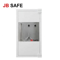 Logam Berat Yang Kuat Aman Kunci Ganda Kotak Brankas Pintu Kabinet Tahan Api