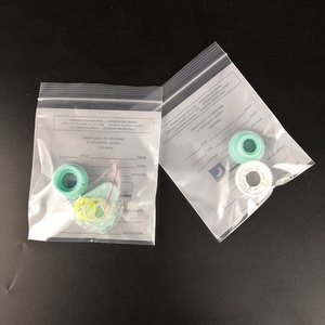 Bolsa de plástico transparente LDPE a prueba de agua impresa personalizada, pequeña bolsa de medicina con cierre hermético <span class=keywords><strong>para</strong></span> dispensación de píldoras - Product Image 6
