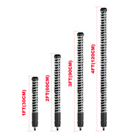 Feux LED COB 1,8 pouce, type antenne, avec contrôle par application, clignotants et feux stop, 3ft 4ft, IP67 pour UTV RZR X3
