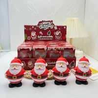 Jouet Squishy Bonhomme de Neige, Jouet Anti-Stress Doux à Presser, Cadeau de Noël, Décoration de Fête pour Enfants de 7 Ans et Plus