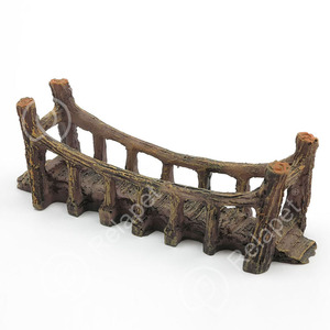 Resina <span class=keywords><strong>puente</strong></span> decoraciones para el tanque de pescados <span class=keywords><strong>del</strong></span> acuario ornamento acuáticos cuevas ocultar Hut - Product Image 5