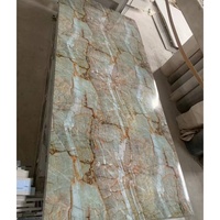 Panneau UV en marbre, revêtement mural intérieur imperméable sans peinture, plaque de PVC micro-cristalline, plaque de fond pour aquarium