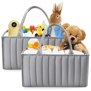 Organizador de Pañales Acolchado para Bebés Recién Nacidos, Niñas y Niños, Organizador de Almacenamiento para Guardería, Portátil - Product Image 6