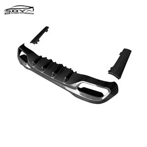 Difusor trasero de fibra de carbono estilo W206 Clase <span class=keywords><strong>C</strong></span> <span class=keywords><strong>63</strong></span> para <span class=keywords><strong>Mercedes</strong></span> Benz W206 Clase <span class=keywords><strong>C</strong></span> C200 C260 C43 - Product Image 6