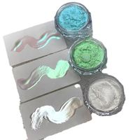 Poudre à ongles professionnelle de style japonais de luxe, 9 couleurs, art des ongles nacré, aurora, fée magique, miroir translucide, peau de glace, salon de manucure
